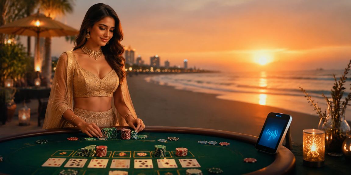Jackpot coins and casino chips shining