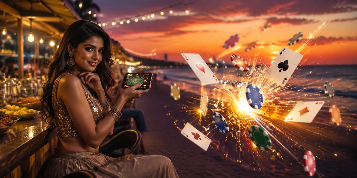 User placing bets on sports via mobile app in India